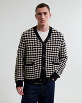 Walker And Ecru Bubble Knit Cardigan