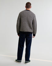 Walker And Ecru Bubble Knit Cardigan