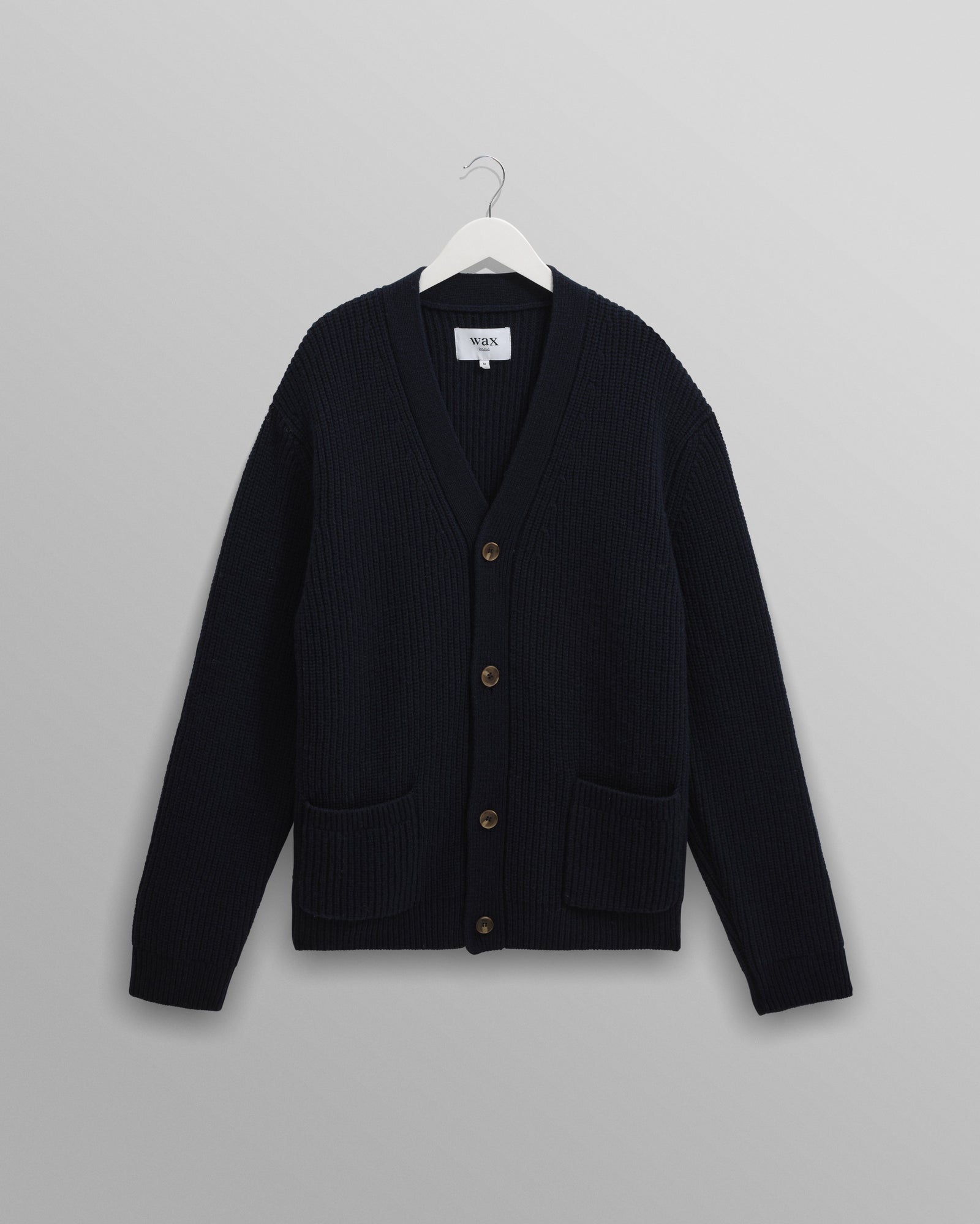 Walker Rib Stitch Knit Cardigan