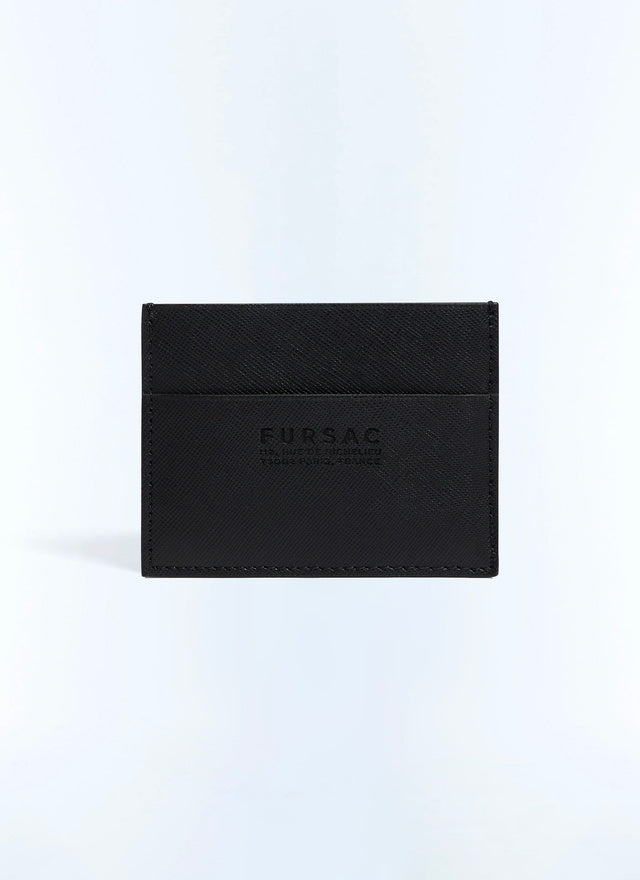 Saffiano leather card holder