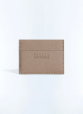 Saffiano leather card holder