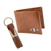 Any Leather Wallet And Keyring