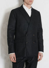 Walter Classic Double Breasted Blazer Marble