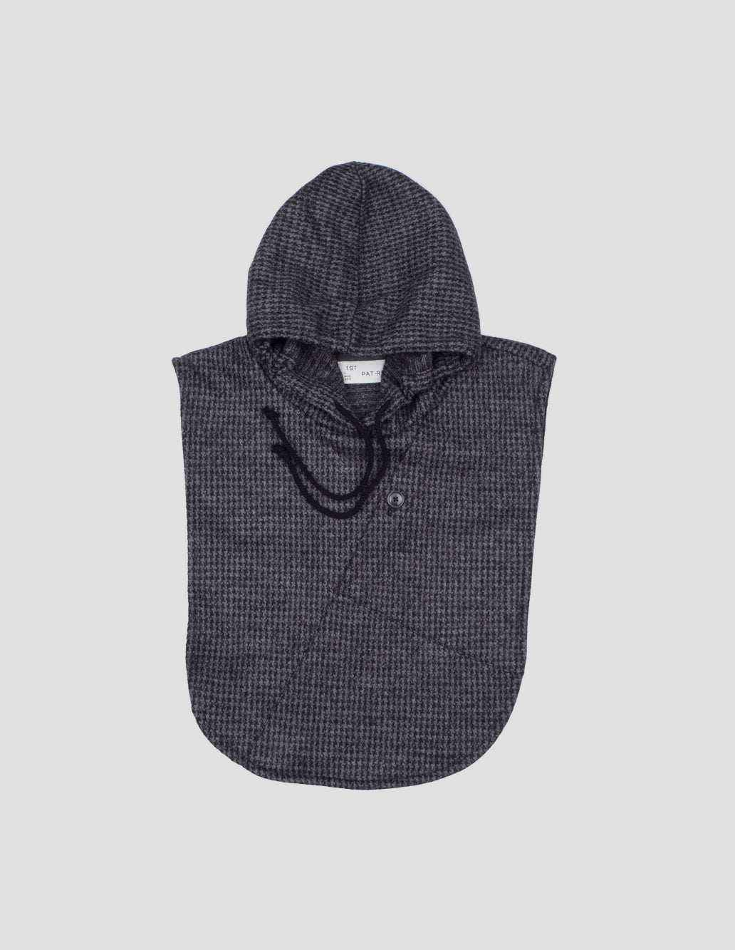 WARMHOOD “PIED DE POULE KNIT” PURE WOOL