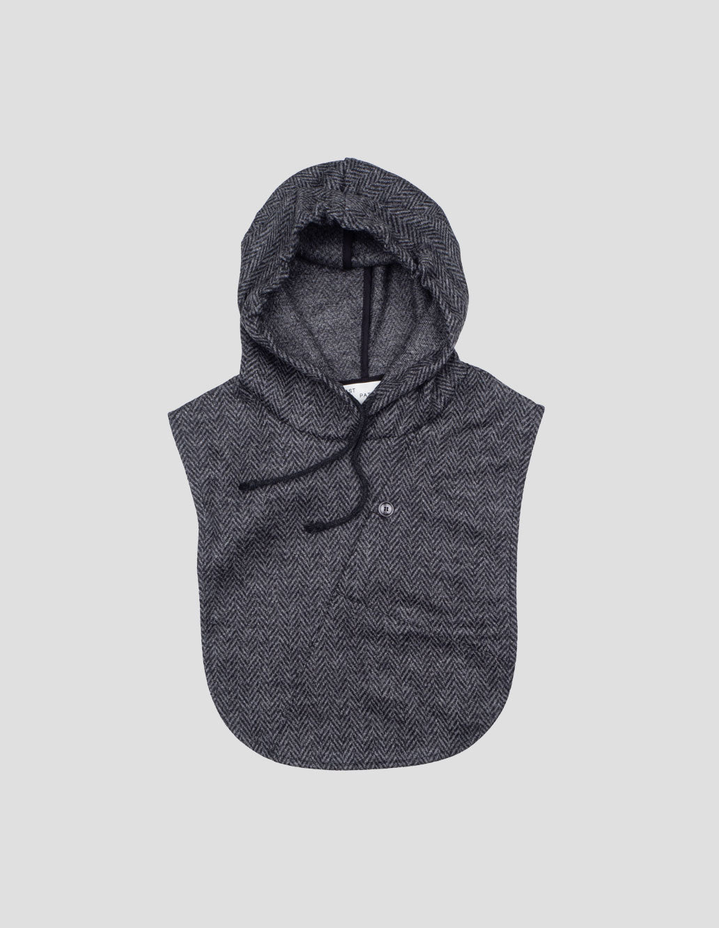 WARMHOOD “HERRINGBONE KNIT” PURE WOOL