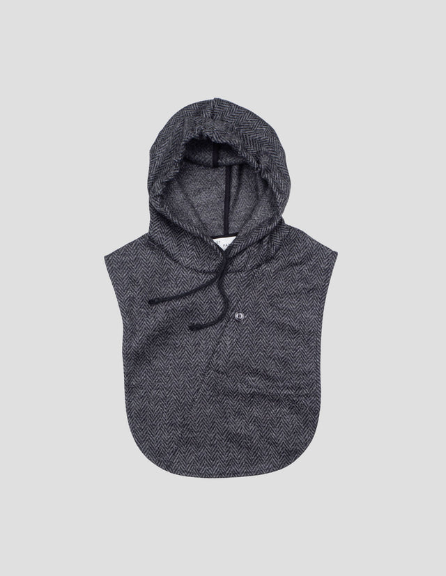 WARMHOOD “HERRINGBONE KNIT” PURE WOOL