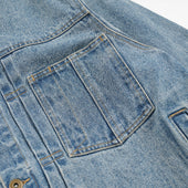 Washed Denim Trucker Jacket