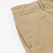 Washed Officer Chino Pants Beige