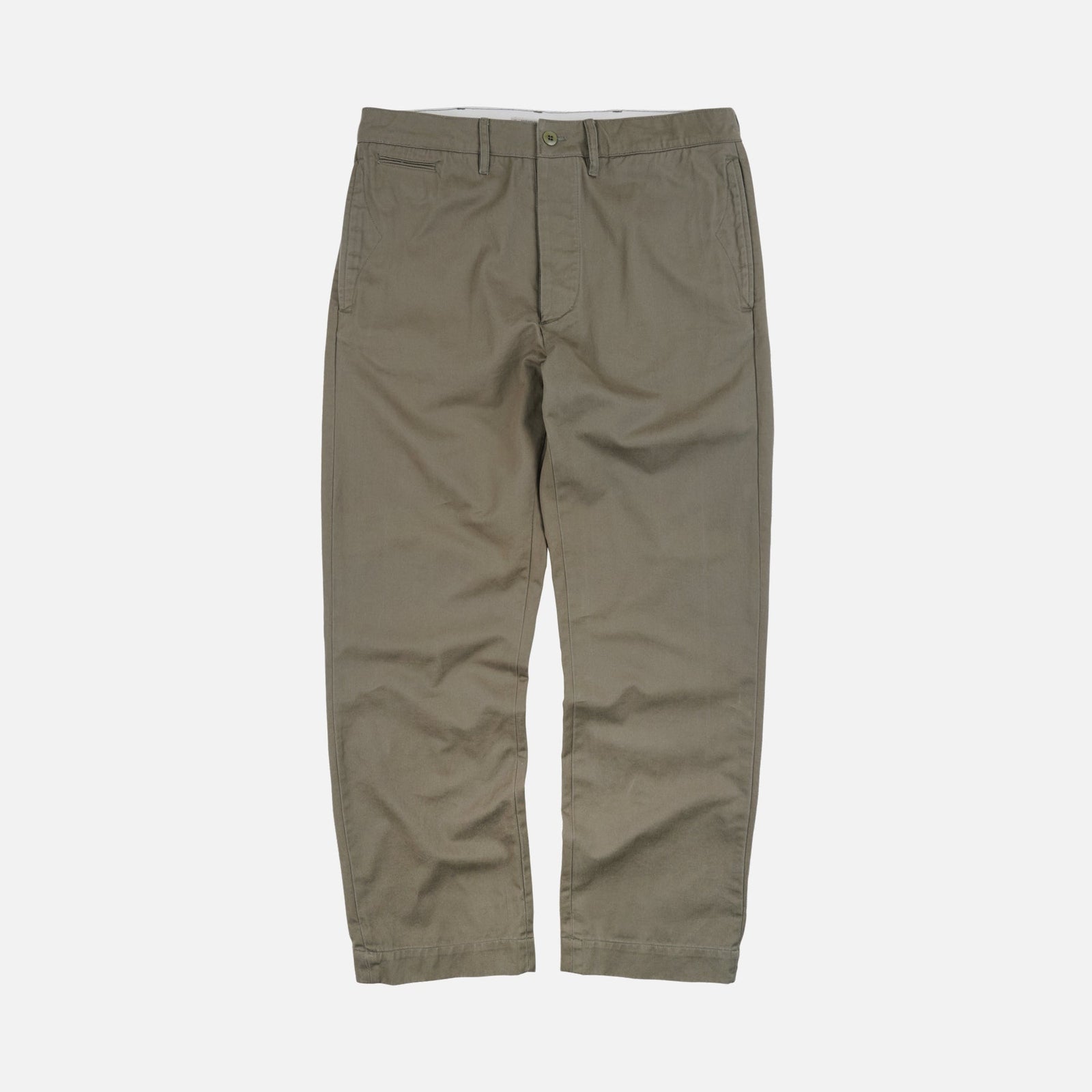 Washed Officer Chino Pants Mud