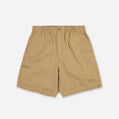 WASHED OFFICER CHINO SHORTS - BEIGE