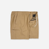 Washed Officer Chino Shorts Beige
