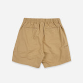 Washed Officer Chino Shorts Beige