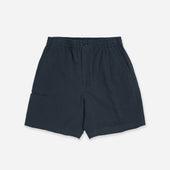 WASHED OFFICER CHINO SHORT - BLACK
