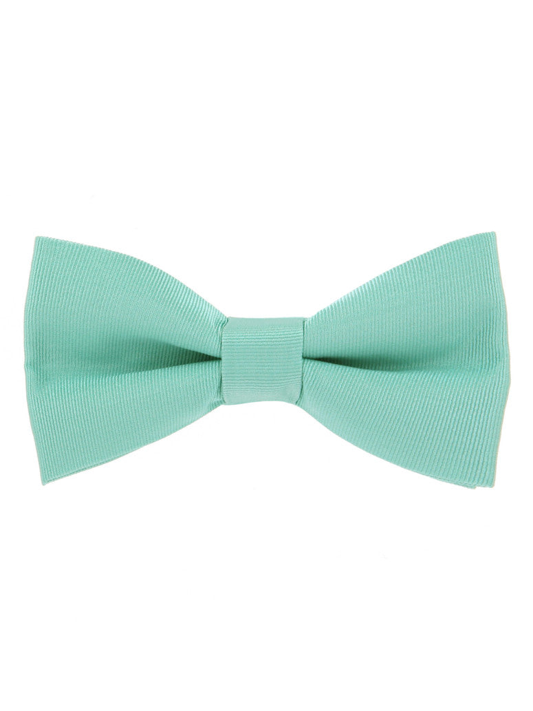 Water Green Bow Tie In Silk C Me