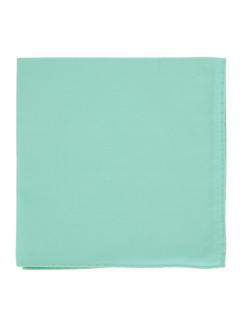 Water Green Pocket Square In Silk C Me