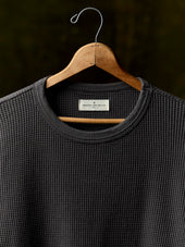 Long Sleeve Thermal Crew In Faded