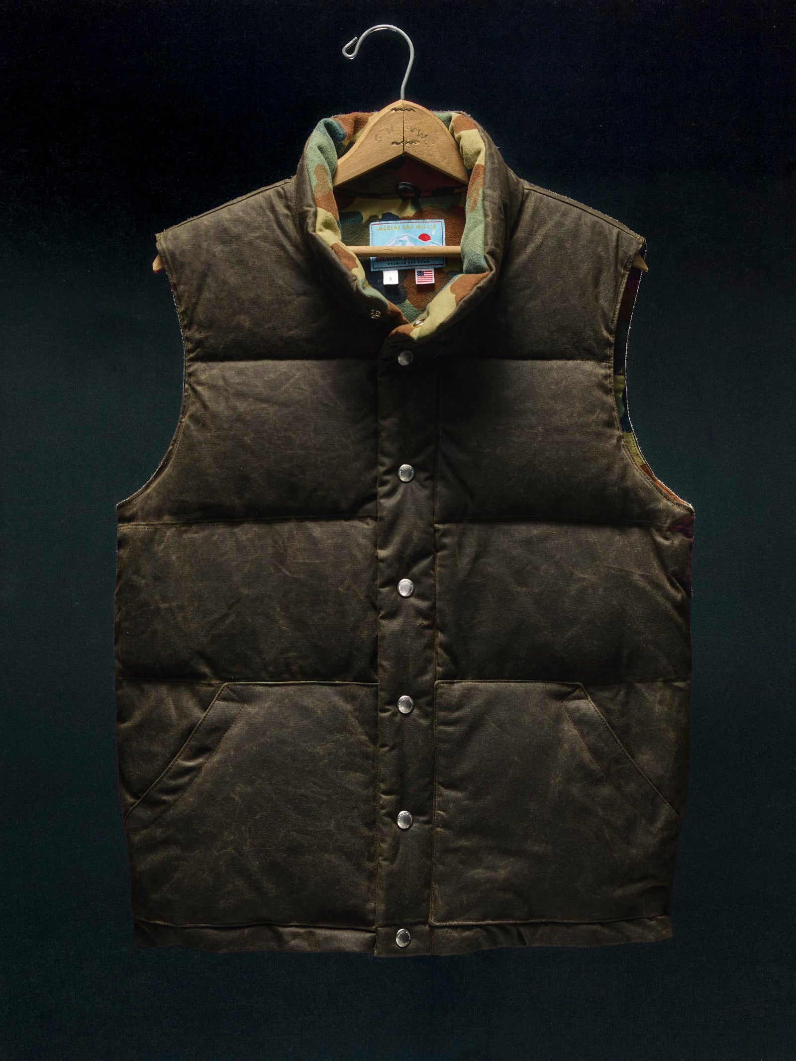 I W X Cdw Waxed Canvas Vest