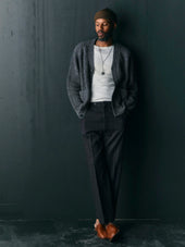 berkley cardigan marled grey