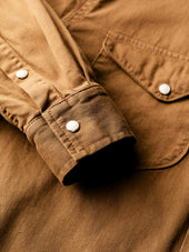hayes pearl snap in whisper twill