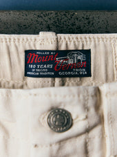 hencye canvas workpant in natural