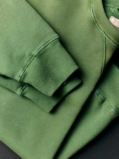 hilts sweatshirt sunfaded green