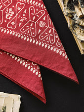 the "muerte" bandana in red