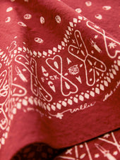 the "muerte" bandana in red