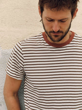 Novel Knit Crew In Stripe