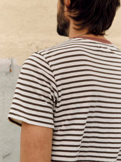 Novel Knit Crew In Stripe