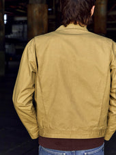 tracker jacket in washed khaki