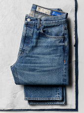 willie washed natural indigo