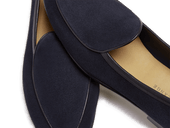 Sagan Rubber Loafers In Midnight Asteria Suede