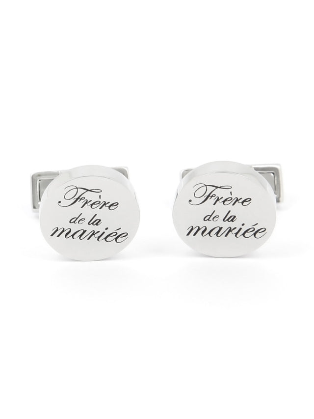 Wedding cufflinks bride's brother