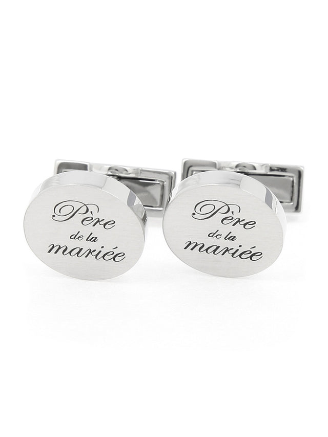 Wedding cufflinks bride's father