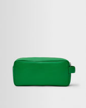 Wells Bright Green Grain Leather Washbag