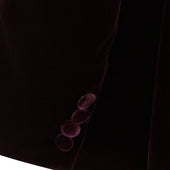 Davenant Aubergine Velvet Jacket