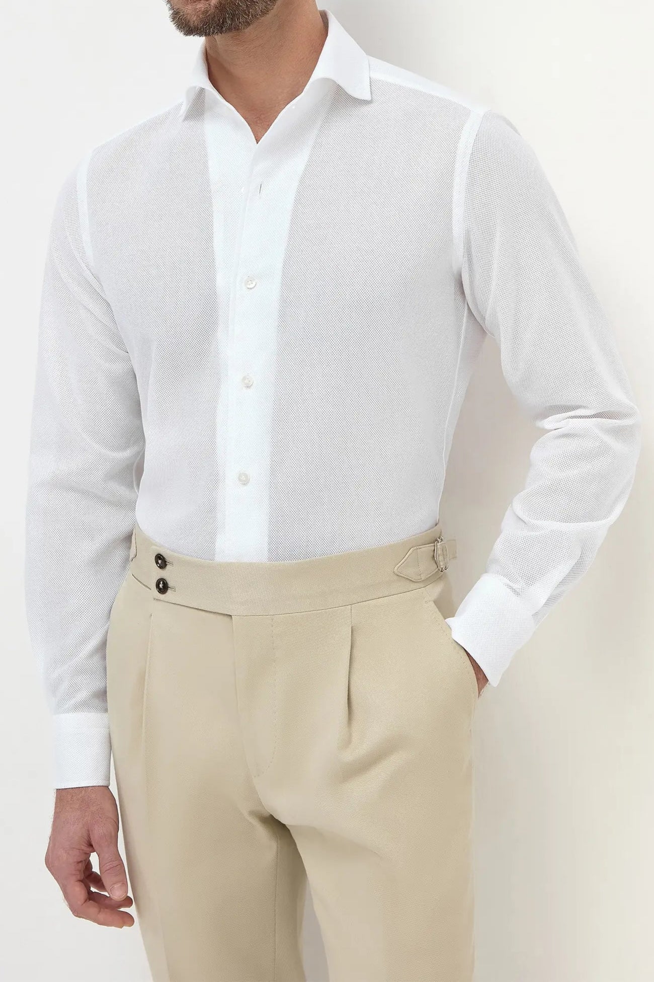 Basketweave Shirt Made In Italy