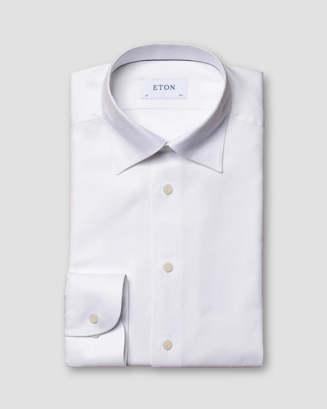 Cotton Lyocell Stretch Shirt Eton