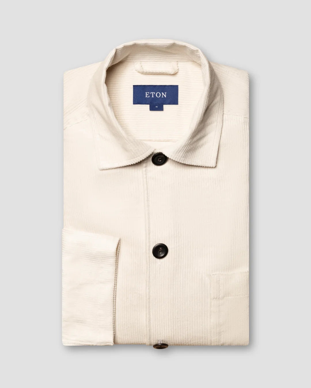 Off White Corduroy Overshirt Eton