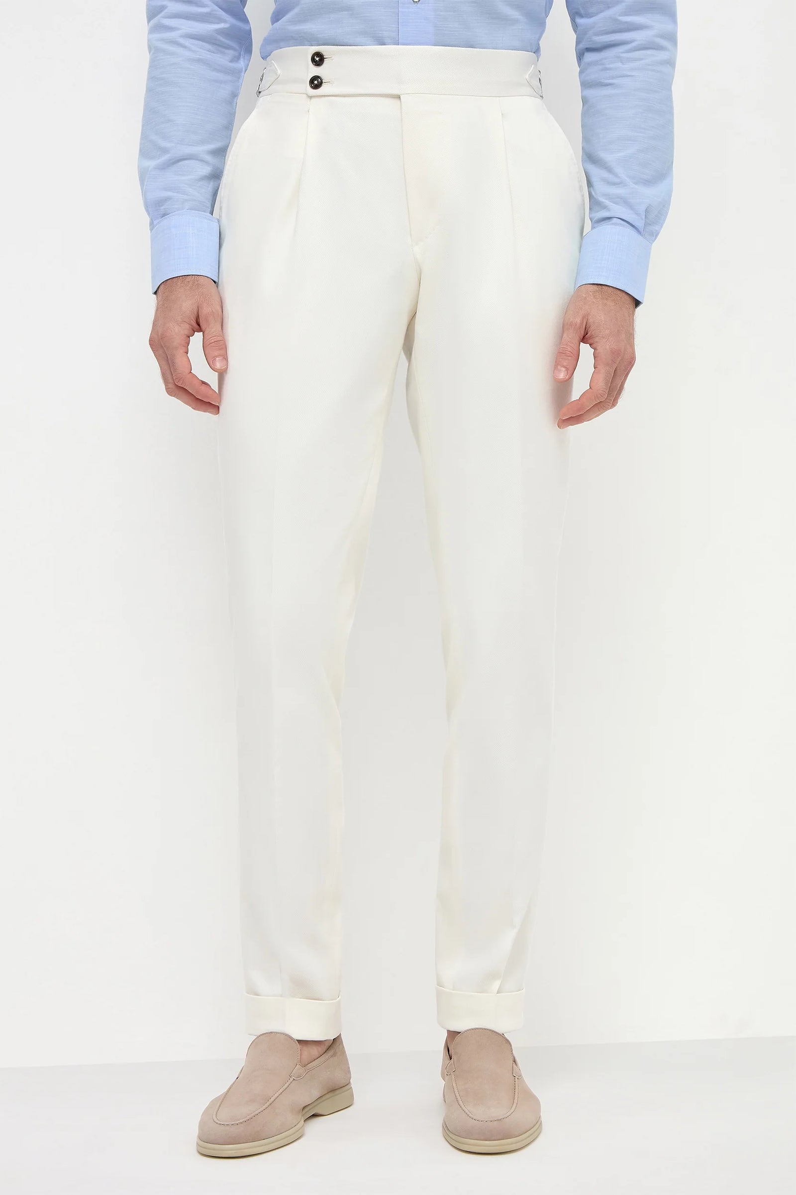 Cotton Soragna Trousers Made In Italy