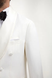 Double Breasted Tuxedo Jacket Made In Italy