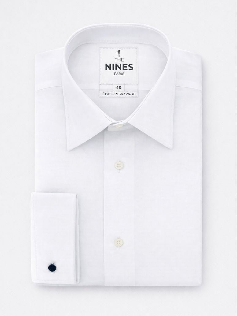 Non Iron French Collar Shirt With French Cuffs