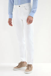White jeans - Candiani cotton - Made in Italy