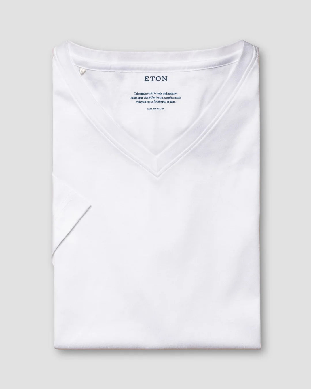 Filo Di Scozia V Neck T Shirt Eton