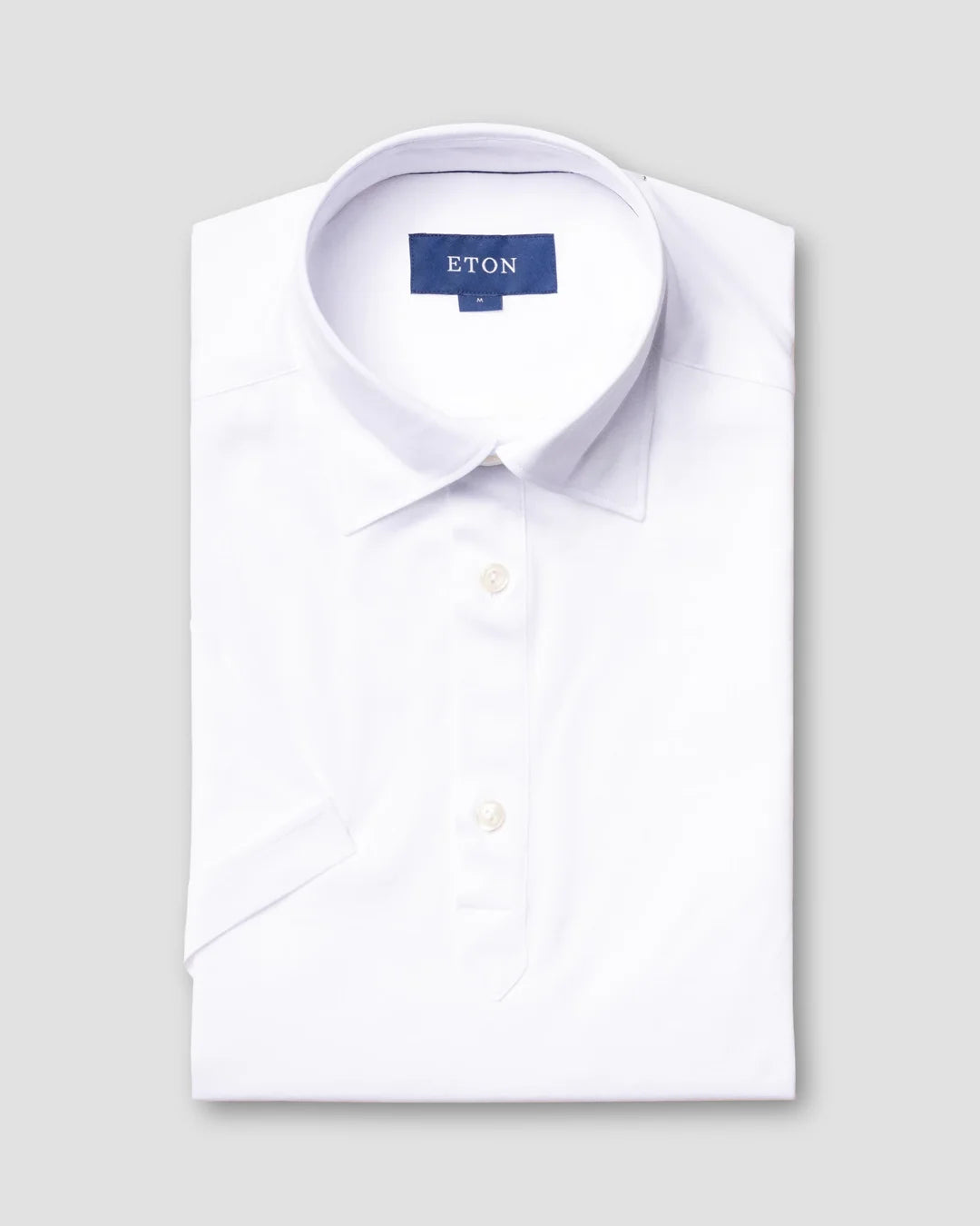 Jersey Polo Shirt Short Sleeved Eton