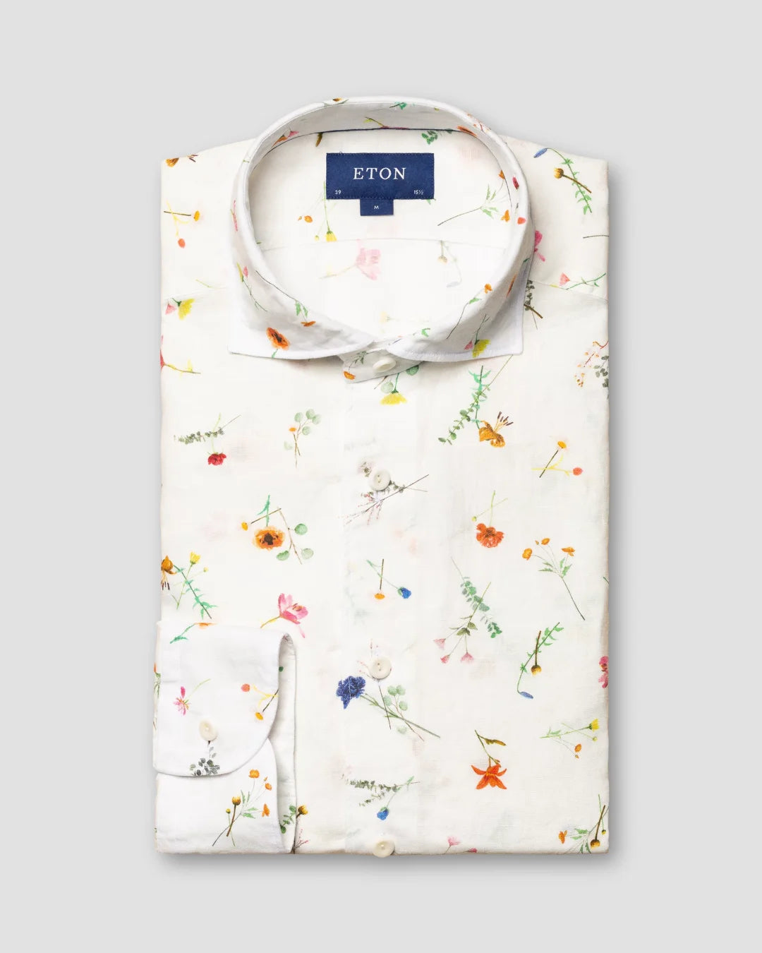 Floral Linen Shirt Eton