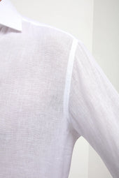 Linen Popover Shirt Made In Italy