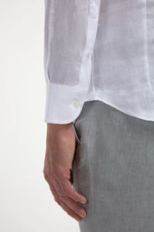 Linen Popover Shirt Made In Italy