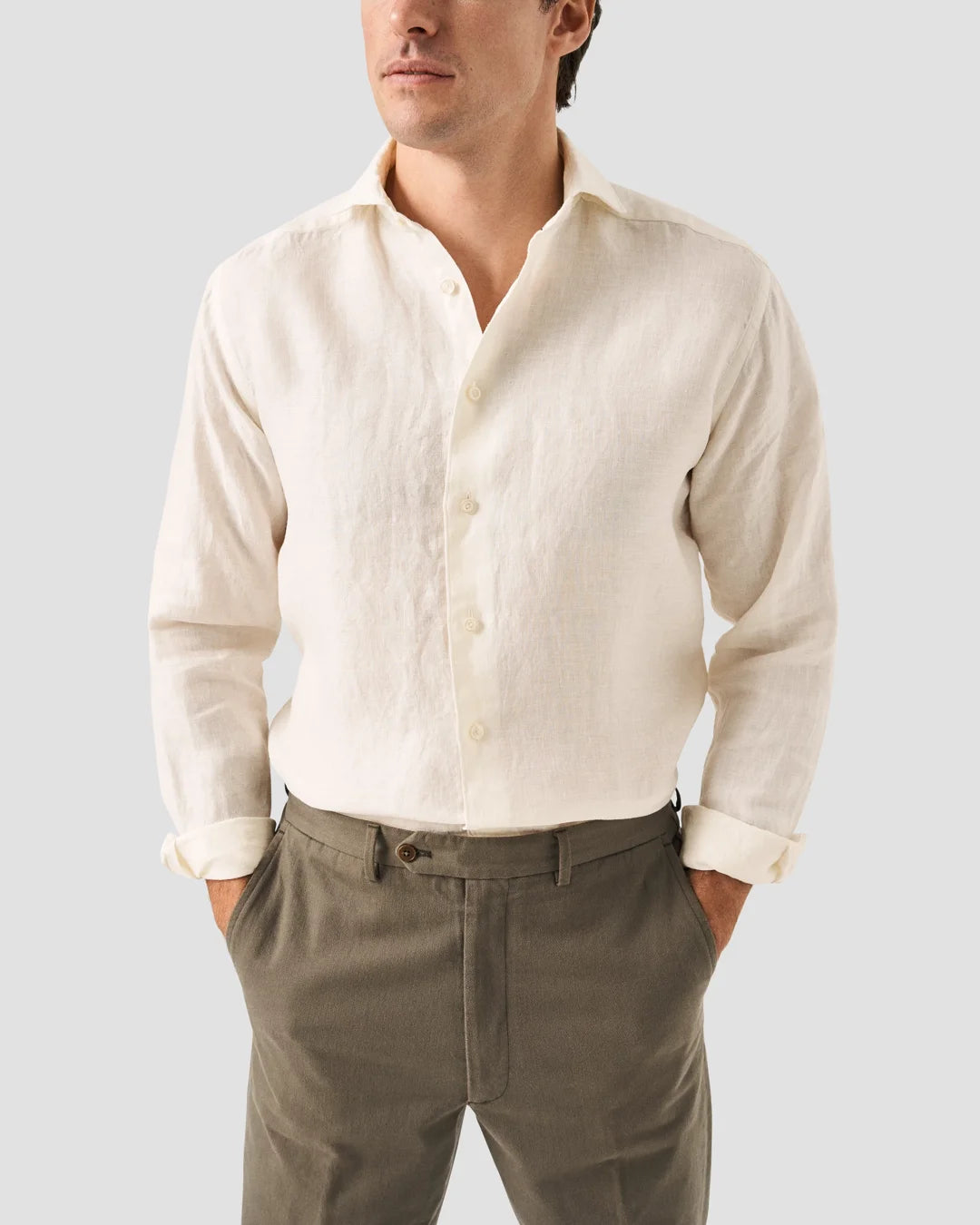 Linen Twill Shirt Eton