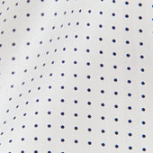 Navy Small Spot Silk Pocket Square